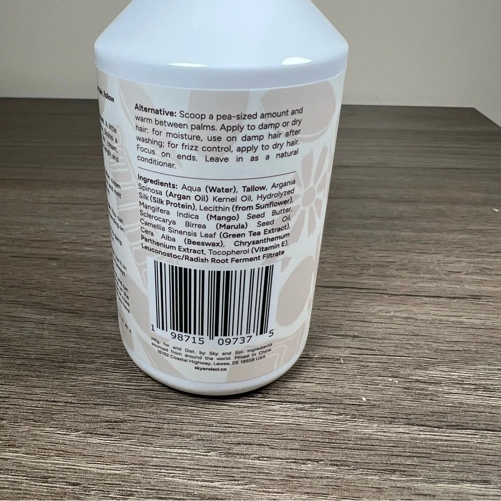 Sky and Sol Hair Cream Leave In Conditioner
